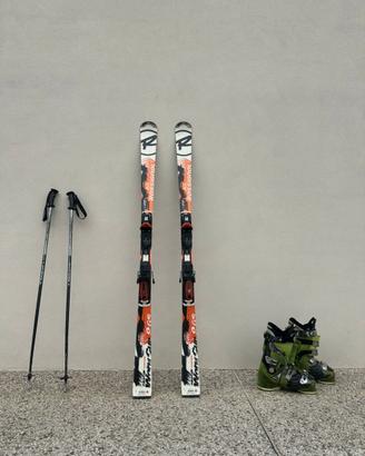 Sci Rossignol World Cup 9 GS + Scarponi Atomic