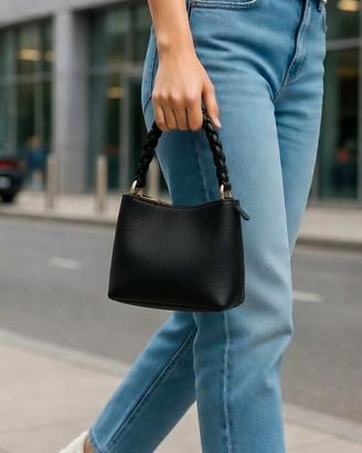 Nuova borsa secchiello pelle