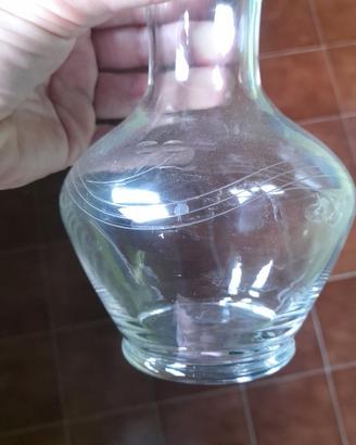 Antica bottiglia wisky e bicchierini