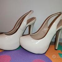 Décolleté bianche avorio n 36