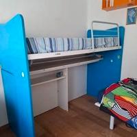 letto singolo soppalco