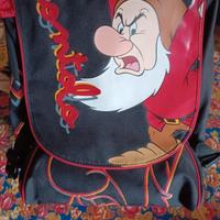  ZAINO + ASTUCCIO NUOVO DISNEY BRONTOLO 