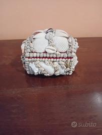 Portagioie, vintage, con cinchiglie