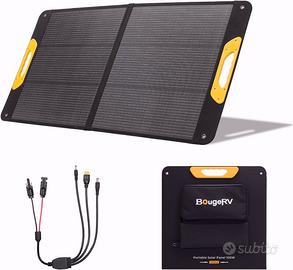 BougeRV Pannello Solare Pieghevole 100W, IP65
