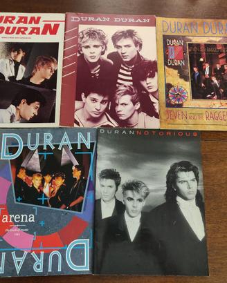 DURAN DURAN - set 5 spartiti Wise Publications/IMP