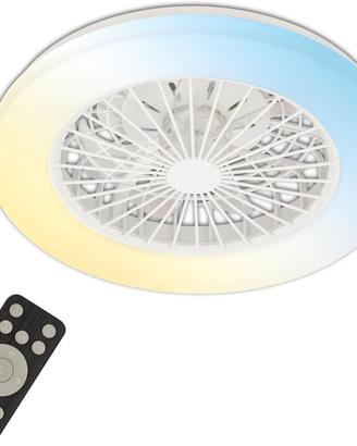 Briloner - Plafoniera con Ventilatore a 5 velocità