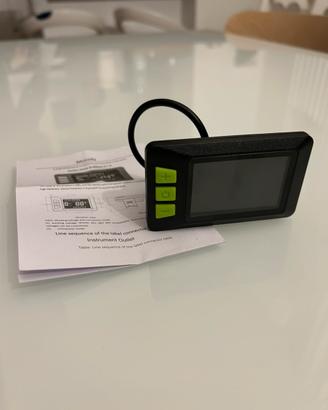 Display LCD per cruscotto e-bike