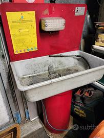 VASCHETTA LAVAPEZZI CON SERBATOIO E POMPETTA  220V