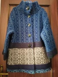 Cardigan in lana tessuto jacquard Emporio Armani