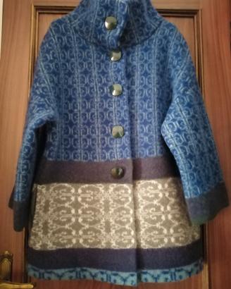 Cardigan in lana tessuto jacquard Emporio Armani