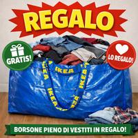 Borsone pieno di vestiti S / XS / M