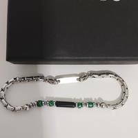 Bracciale Marlù in acciaio e pietra nuovo 