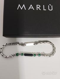 Bracciale Marlù in acciaio e pietra nuovo 