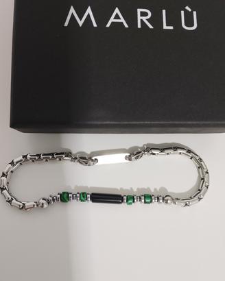 Bracciale Marlù in acciaio e pietra nuovo 