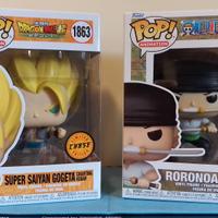 Funko POP - S.S. Gogeta CHASE & Roronoa Zoro CHASE