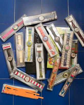 collezione lotto swatch rari anni 90 white horses