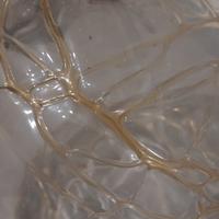 lampadario a palla in vetro stile murano