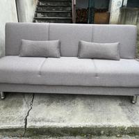 Divano 3 posti grigio (COME NUOVO)