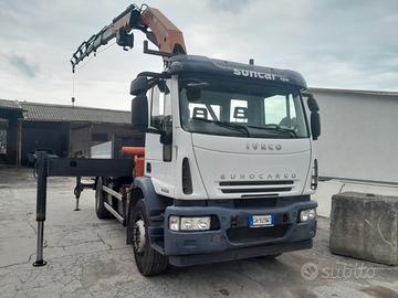 Iveco 180e28K con gru Palfinger