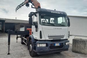 Iveco 180e28K con gru Palfinger