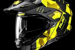 Casco Modulare HJC I80 ROKI GIALLO NERO