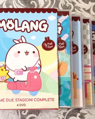 kit 4 DVD Molang-cartoni animati - per bambini
