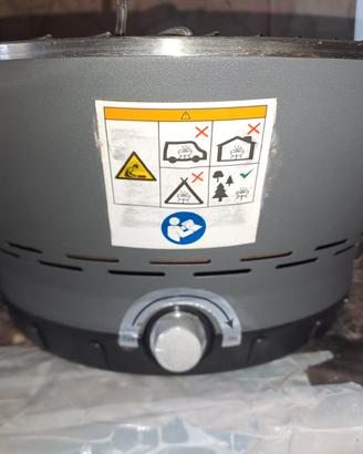 barbecue da tavolo modello NO SMOKE a batteria