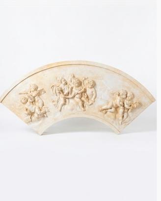 Arco/Bassorilievo in gesso 138 × 45 cm.