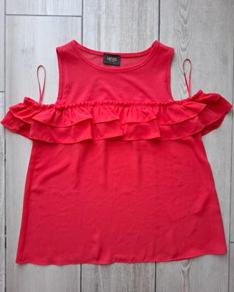 Bluse Donna Liu Jo Taglia 42 M Colore Rosso