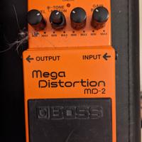 Boss effetto distorsore chitarra Mega Distortion 