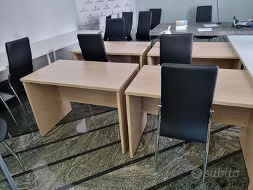 Lotto 10 scrivanie + 1 tavolo riunione