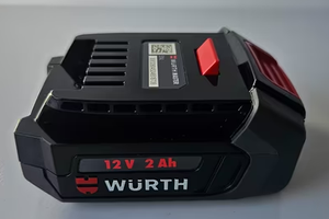 Batteria Wurth 12V 2Ah Cube + caricabatterie