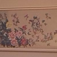 quadro in tela di seta 