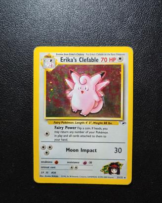 Erika Clefable - Carte Pokemon Set Gym 