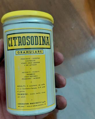 Barattolo Vintage Citrosodina Granulare