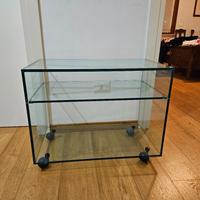 mobile porta tv in vetro