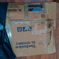 coppia technics al 1200 mk2 con scatole originali 