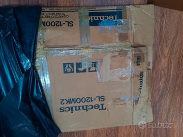 coppia technics al 1200 mk2 con scatole originali 