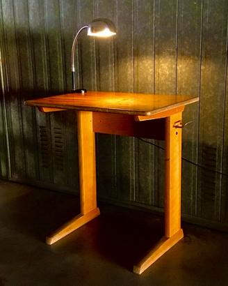 Lampada Bauhaus anni 1920 tavolo scrivania legno
