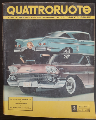 Quattroruote Marzo 1958 n. 26