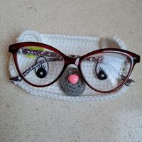 Poggia occhiali uncinetto 