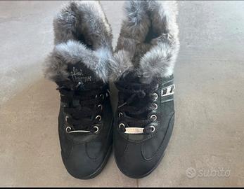 Scarpe Serafini con pelliccia