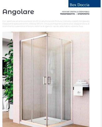 Box doccia angolare 