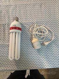 Lampada Phytolite 125W 2100K + portalampada