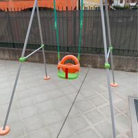 Smoby - Altalena Plus con seggiolino evolutivo