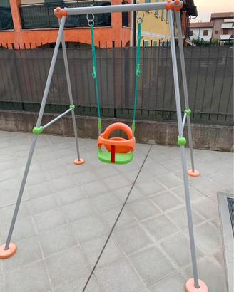 Smoby - Altalena Plus con seggiolino evolutivo