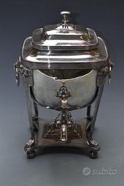 ELEGANTE SHEFFIELD SILVER PLATED GEORGIAN  SAMOVAR