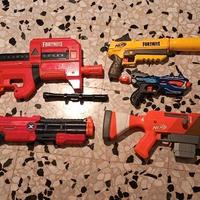 fucili nerf + mirino vero per airsoft