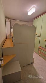 Letto a castello scorrevole Colombini salvaspazio