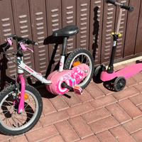 Bici con rotelle per bimbo